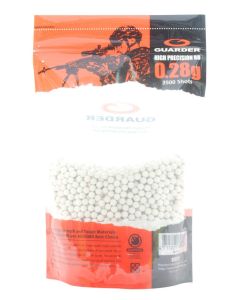 Guarder High Precision .28g BB's 3500 rnd Resealable Bag (White)