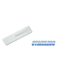 Guarder Stainless Serial Number Tag for Marui G17 Gen5 GBB (Original Number)