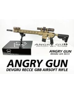 ANGRY GUN MWS M4 DEVGRU RECCE CUSTOM GBB RIFLE (HARD KICK VERSION)