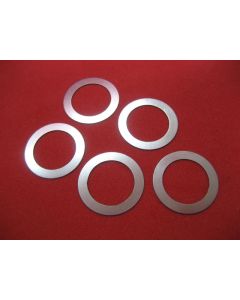 LPE Stainless Steel Shims For 14mm Barrels - 0.2mm Thick (Pack of 5)