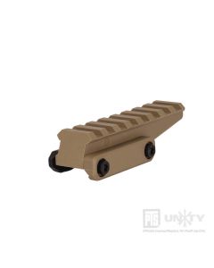 PTS Unity Tactical FAST Optic Riser (Polymer)(Dark Earth)