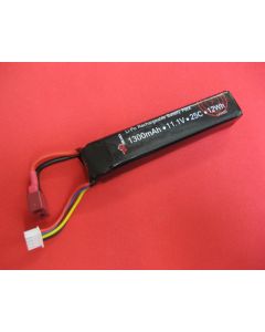 Vapex 11.1v 1300mAh 25c LiPo Battery (Dean Connector Fitted)