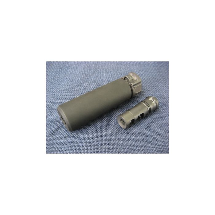 Angrygun SOCOM 556 Mini Mock Silencer (BLACK)