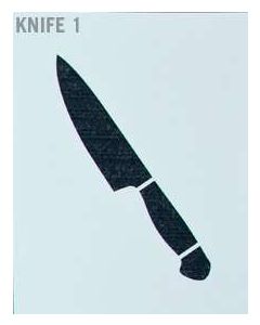 Mil-Spec Monkey Target ID stencils - T-Design : Knife 1