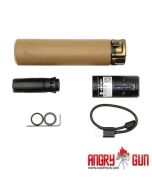 AngryGun SOCOM 556 Silencer Tracer Unit. (Flat Dark Earth)