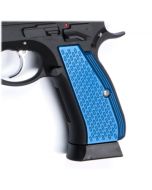 ASG Aluminium Grip Shells for CZ SP-01 Shadow (Blue)