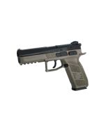 ASG CZ P-09 GBB Pistol (Including Case)(Dark Earth)