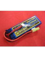 Giant Power 7.4V 2200mAh 35C Lipo Battery with Mini-Tamiya Connector.